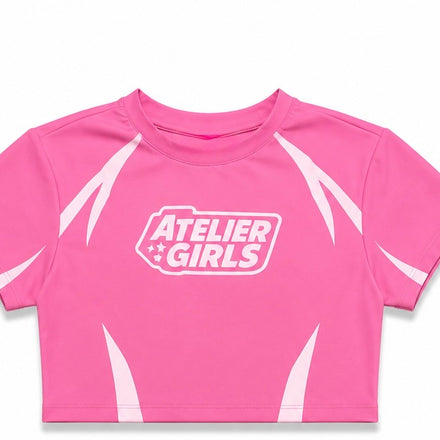Atelier Girls "LYFË Workout Top- Pink