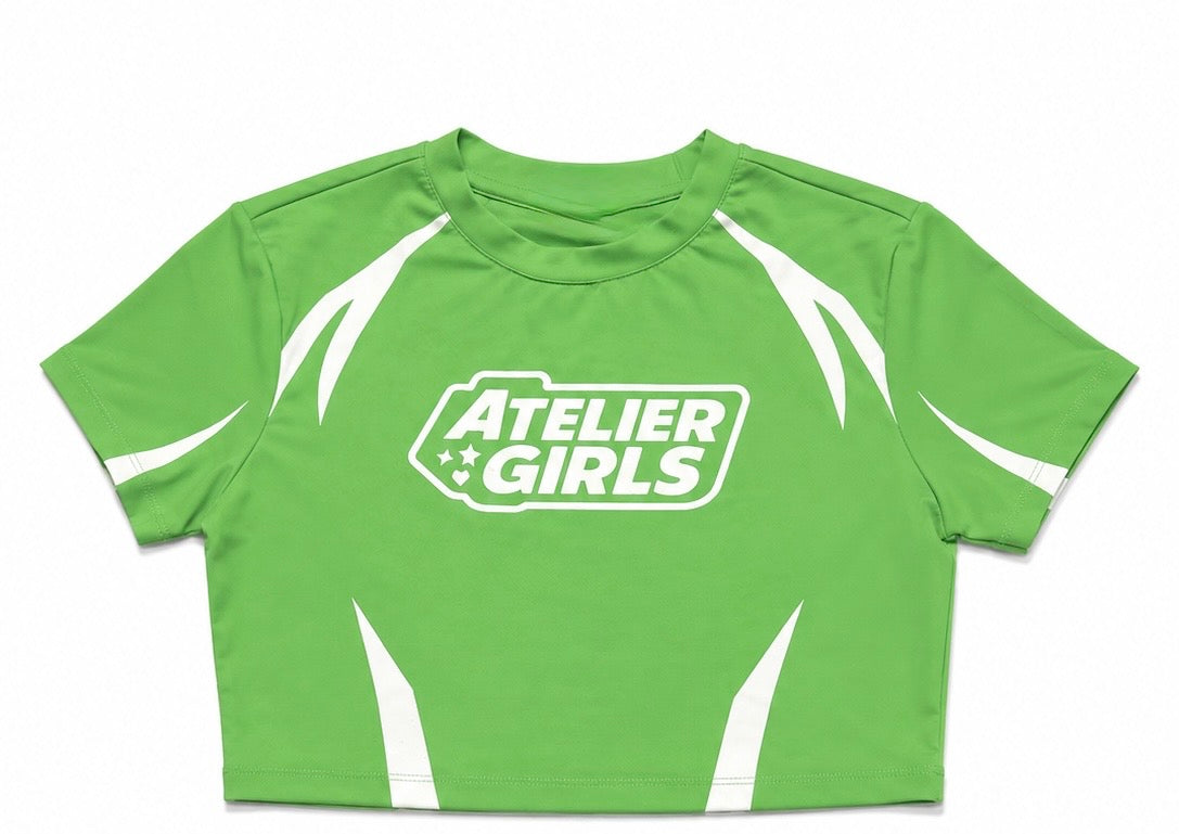Atelier Girls "SPICE" Workout Top- Green