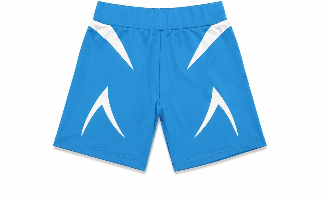 Atelier Girls "Sugar" Workout Shorts- Blue