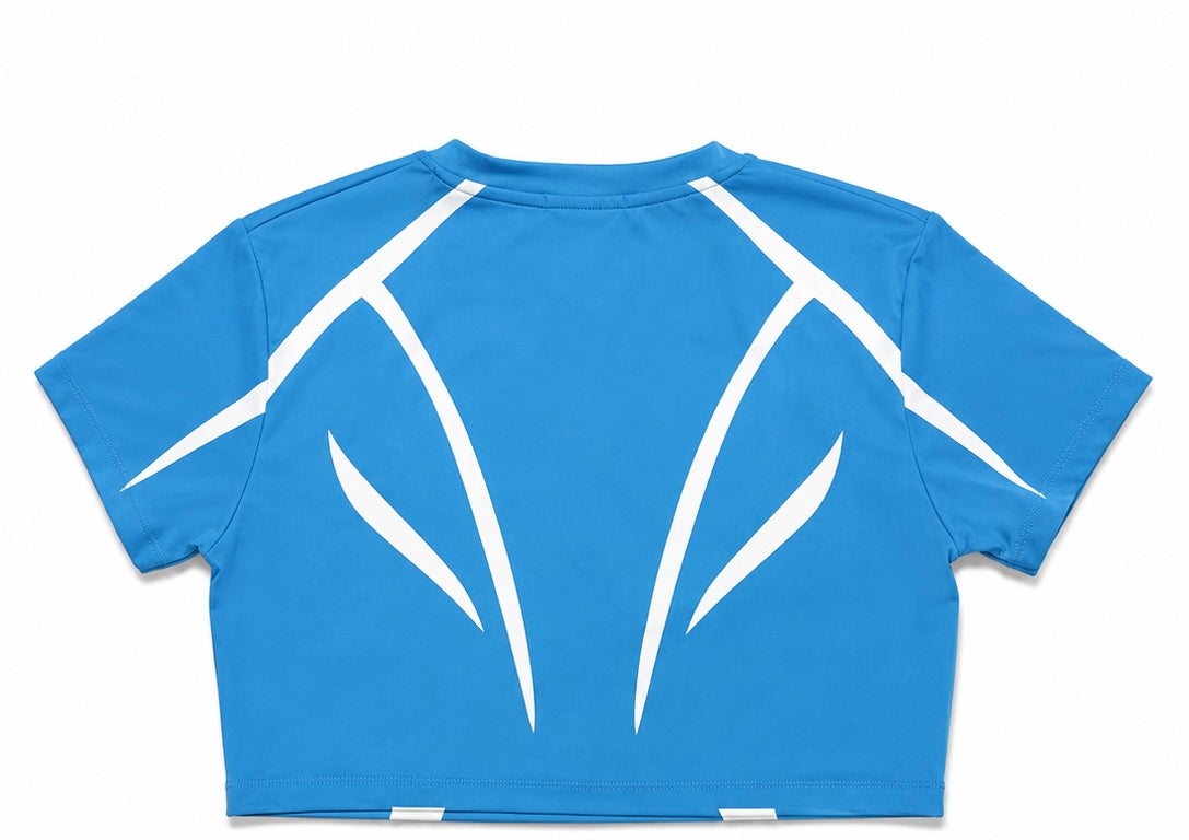 Atelier Girls "Sugar" Workout Top- Blue